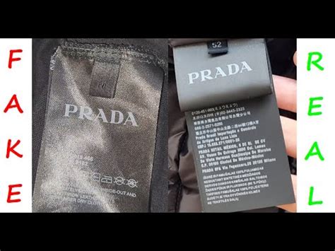 how to tell if prada jacket is real|Prada clothes look alike.